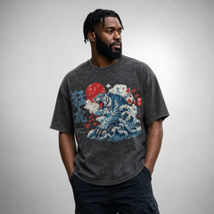 Fierce Tiger Irezumi Wave Graphic Apparel Collection