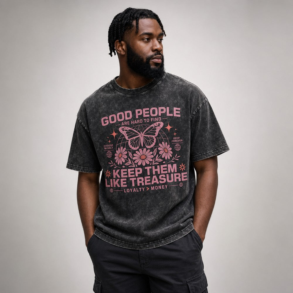 Good People Butterfly Loyalty Treasure Graphic Apparel Collection