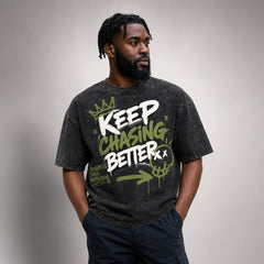 Keep Chasing Better Progress Graffiti Graphic Apparel Collection