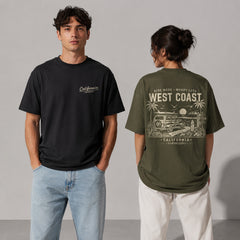California West Coast Surfrider Graphic Apparel Collection