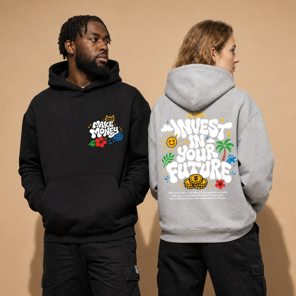 Invest In Your Future Streetwear Graphic Apparel Collection
