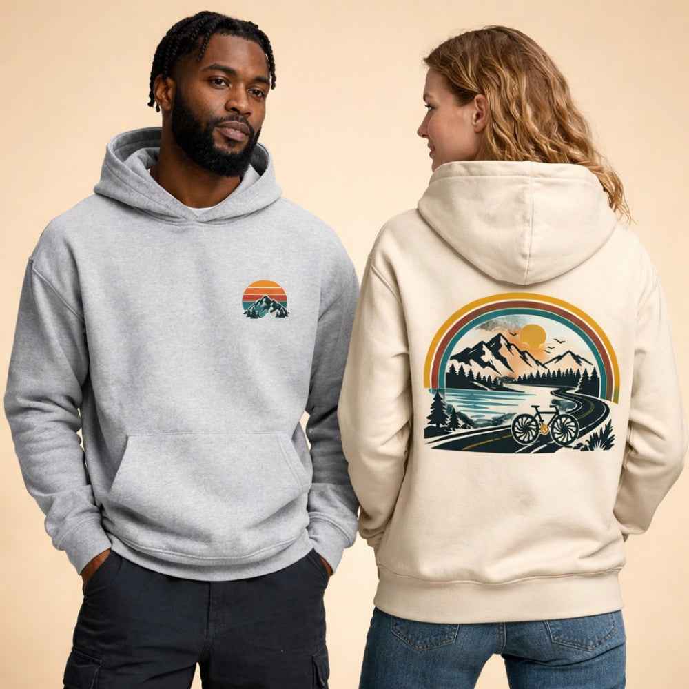 Retro Mountain Adventure Graphic T-Shirts & Hoodies Collection