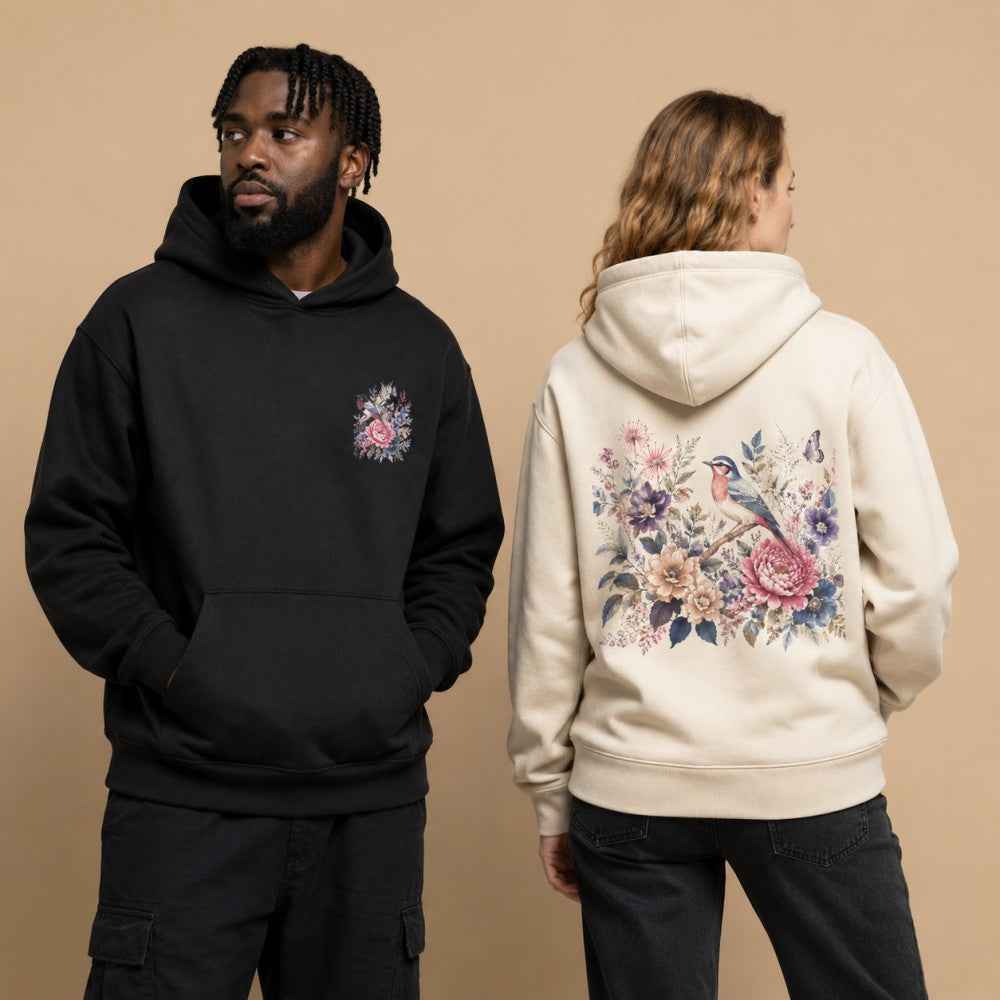 Vintage Watercolor Peonies Floral Graphic T-Shirts & Hoodies