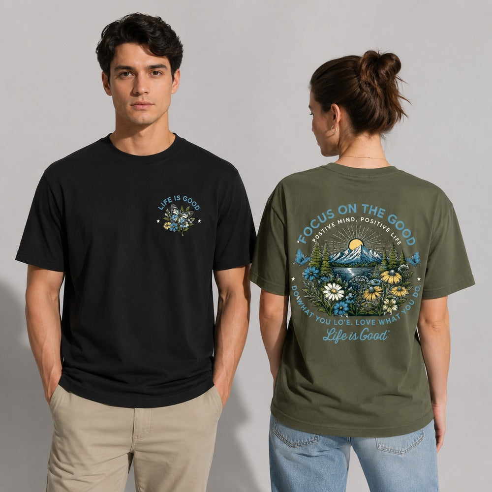 Focus On The Good Retro Nature Graphic Apparel Collection