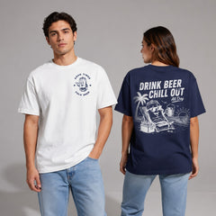 Chill Out Beer Can Retro Graphic Apparel Collection