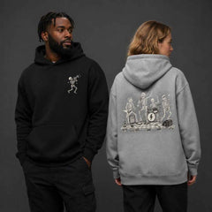 Skeleton Rock Band Graphic Apparel Collection (T-Shirts and Hoodies)