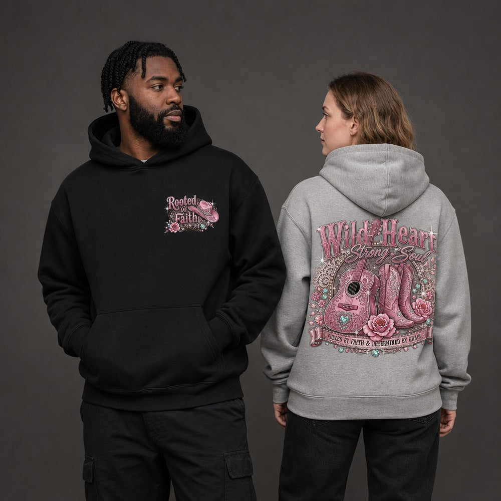 Wild Heart Cowgirl Faith Graphic Apparel Collection