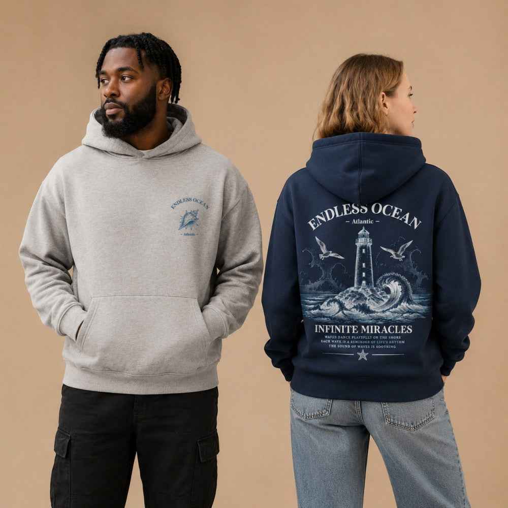 Endless Ocean Nautical Graphic Apparel (T-Shirts and Hoodies)