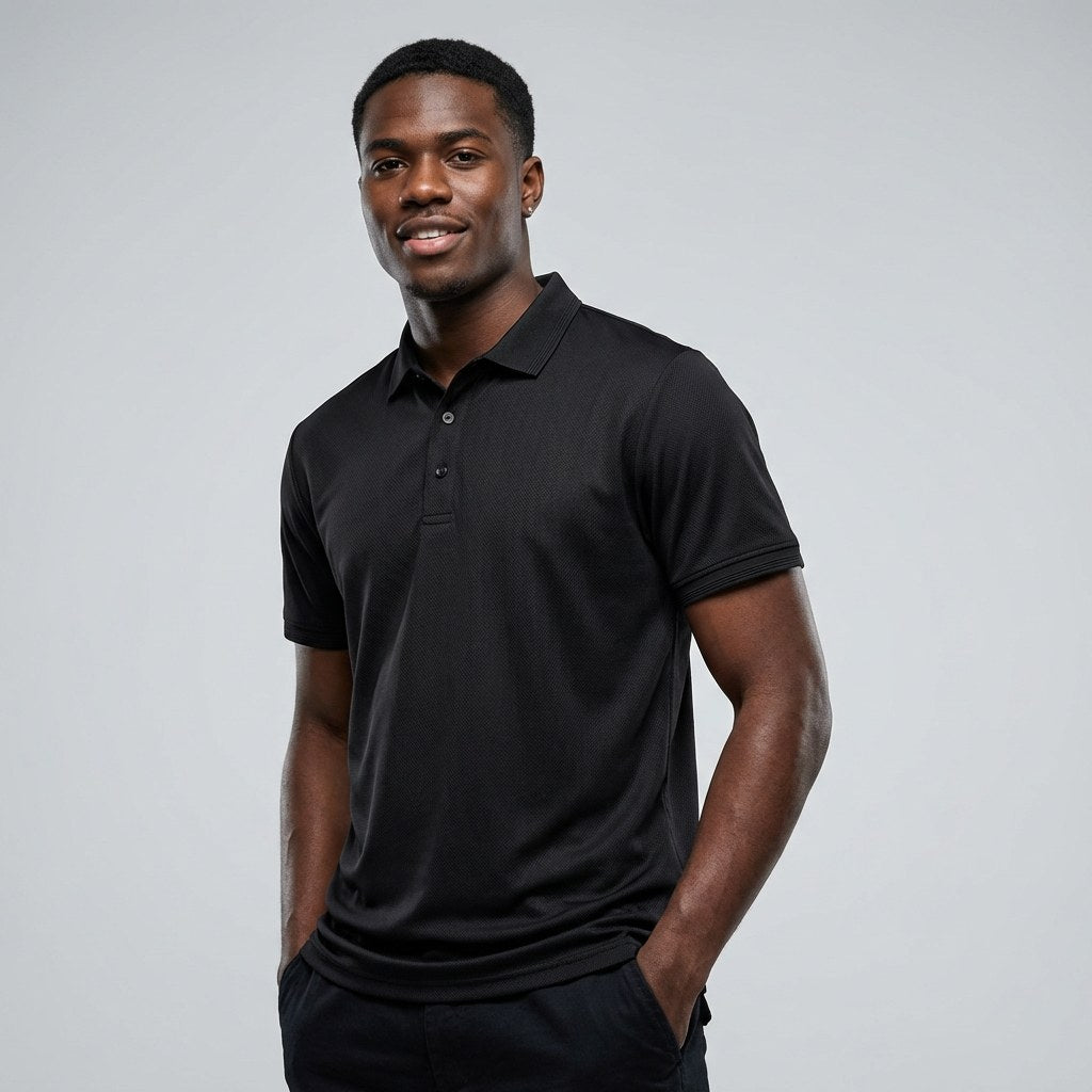 Custom Performance Mesh Polo | Cooling Dri-Fit & Stretch for Teams