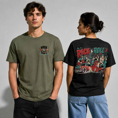 Midnight Botanical Cat Graphic Apparel Collection (T-Shirts & Hoodies)