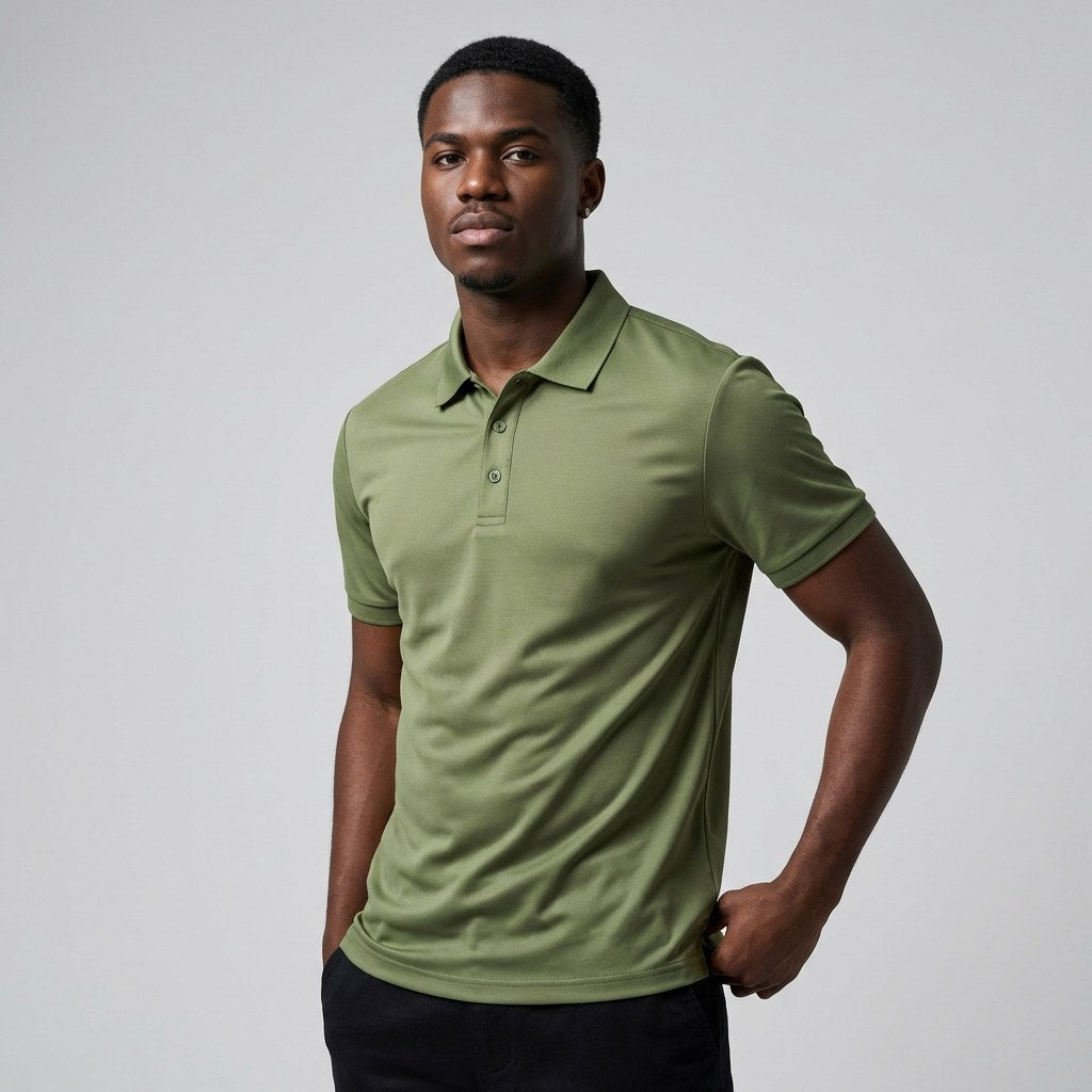 Custom Performance Polo | Cooling 200gsm Stretch Fabric | Wrinkle-Free Team Uniforms