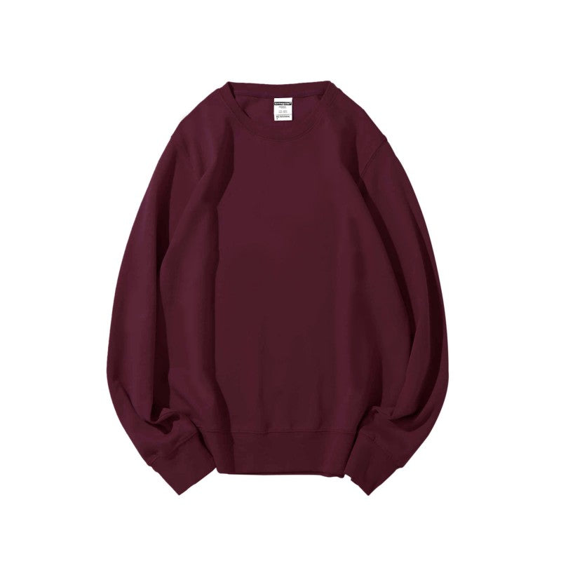 Heavy Weight Winter Pullover Crewnecks Sweatshirts with Velvet