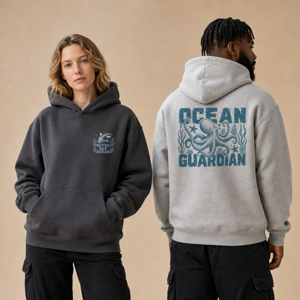 Ocean Guardian Vintage Graphic T-Shirts and Hoodies Collection