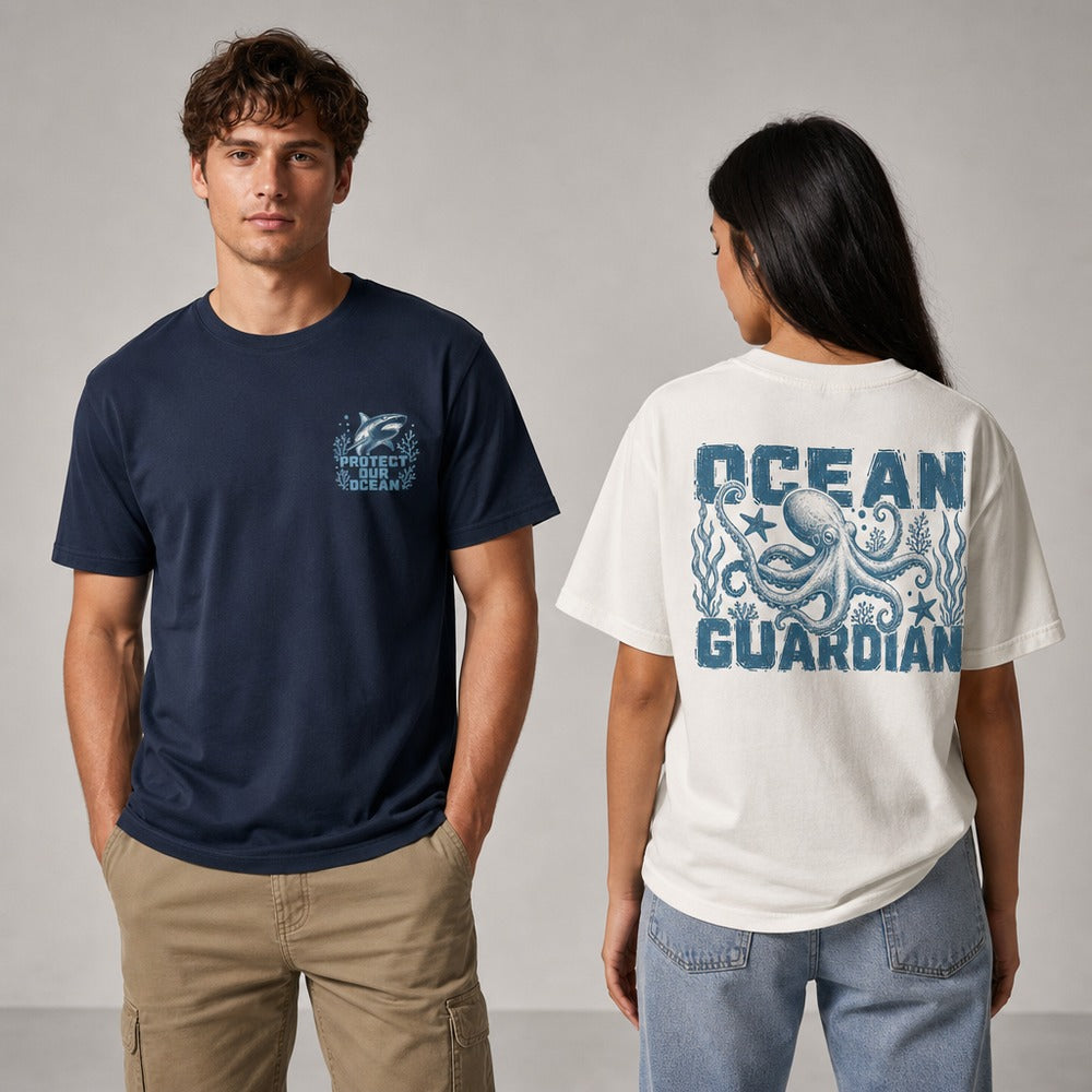 Ocean Guardian Vintage Graphic T-Shirts and Hoodies Collection