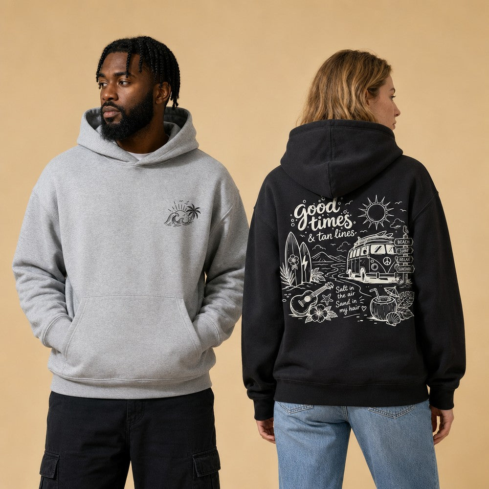 Beach Vibes Good Times Graphic T-Shirts and Hoodies Collection