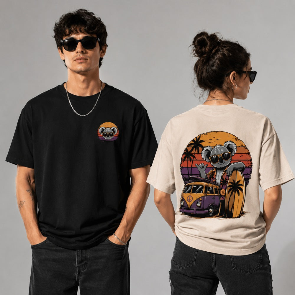 Surf Koala Retro Graphic Apparel Collection (T-Shirts and Hoodies)