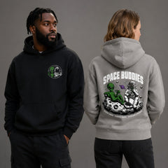 Space Buddies Retro Sci-Fi Graphic T-Shirts and Hoodies