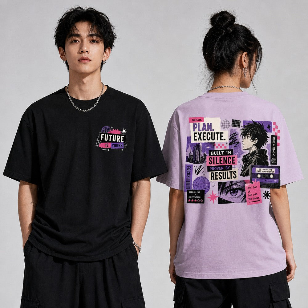 Y2K Anime Collage Retro Manga Streetwear T-Shirts and Hoodies