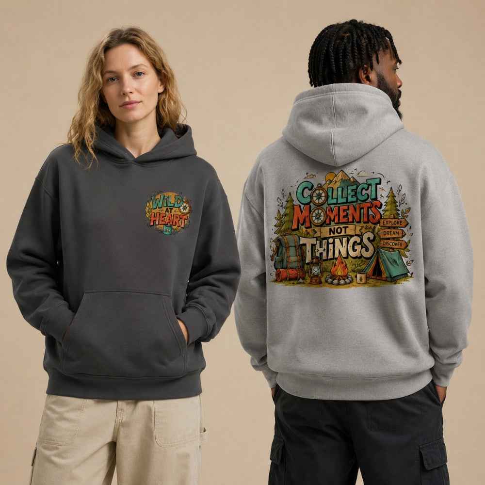 Collect Moments Adventure Graphic Apparel T-Shirts and Hoodies