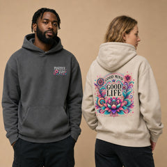 Good Mind Good Life Retro Floral Graphic Apparel Collection