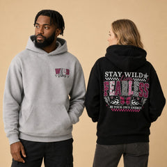 Stay Wild Live Fearless Y2K Graphic Apparel Collection