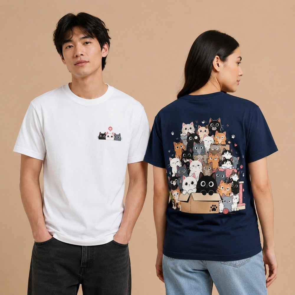 Cozy Lazy Cat Diary Cute Cartoon Graphic T-Shirts & Hoodies