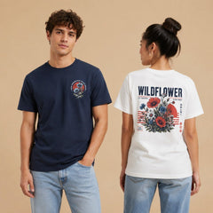 Colección de Ropa Gráfica Retro para Calle "Wildflower"