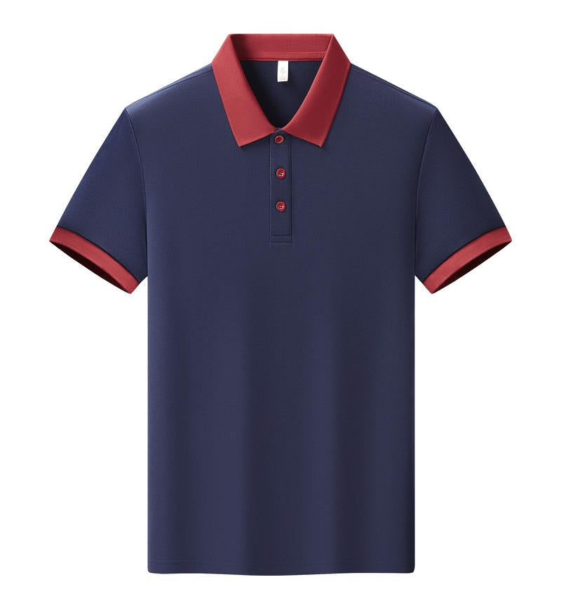 Custom Contrast Trim Polo Shirt | 220g Polyester Team Uniforms