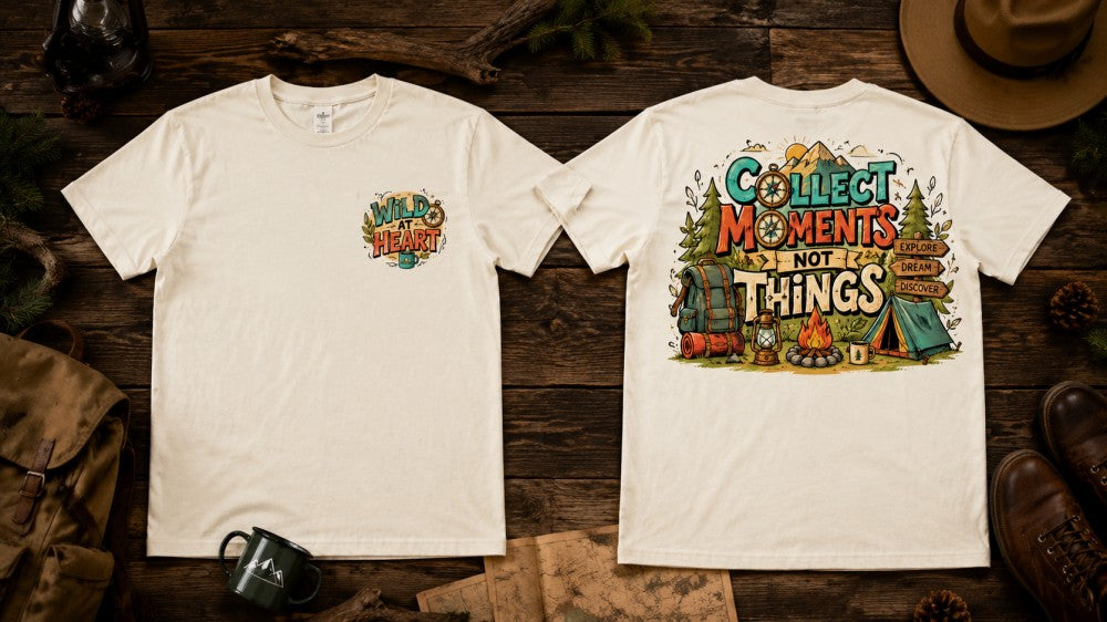 Collect Moments Adventure Graphic Apparel T-Shirts and Hoodies