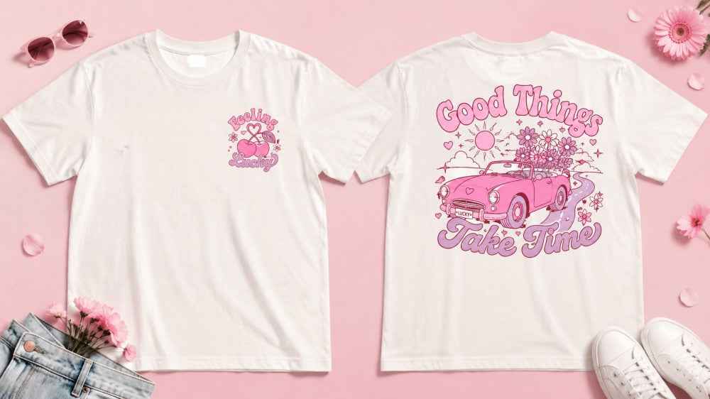 Feeling Lucky Cherries Retro Streetwear Graphic Apparel Collection