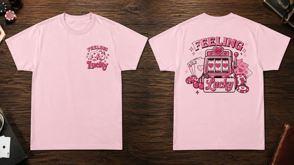 Feeling Lucky Retro Vegas Graphic T-Shirts and Hoodies