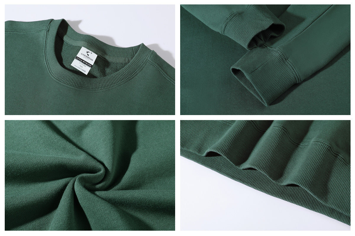 300GSM Cotton Crewneck Sweatshirts - US Size