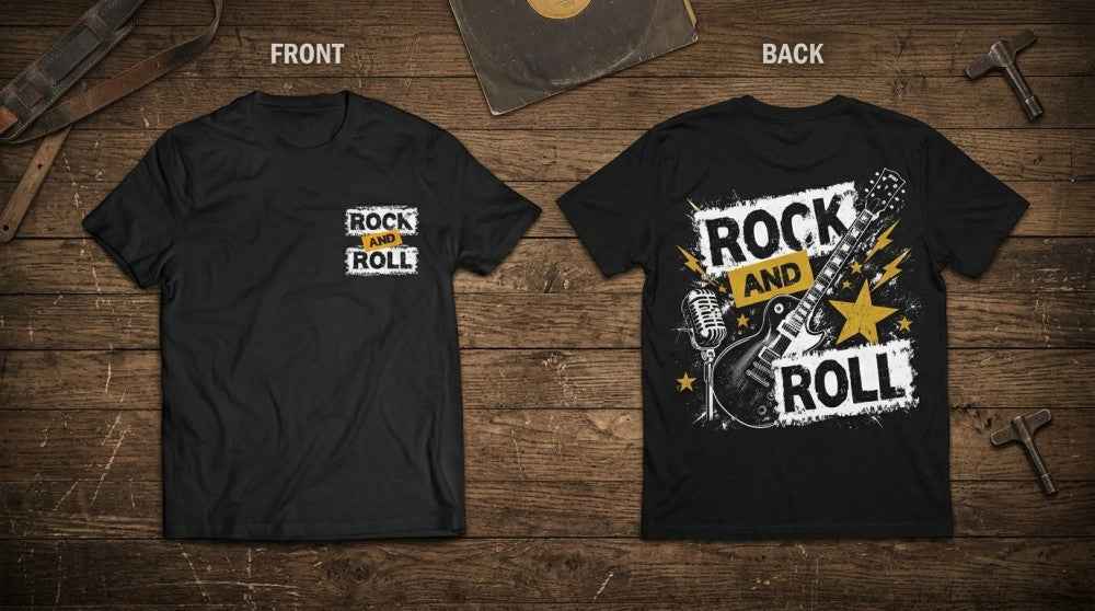 Retro Rock & Roll Vintage Graphic T-Shirts & Hoodies Collection