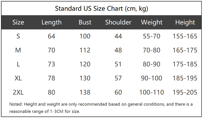 300g Cotton Blend Crewneck Sweatshirt | CARIBBEAN SEAL Unisex Pullover Size Chart