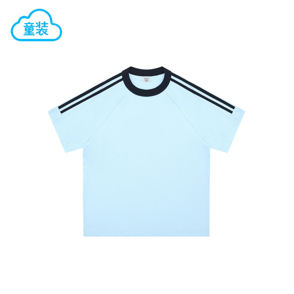 Kids 3-Stripe Ringer Tee | 200g Combed Cotton | Custom Team Apparel