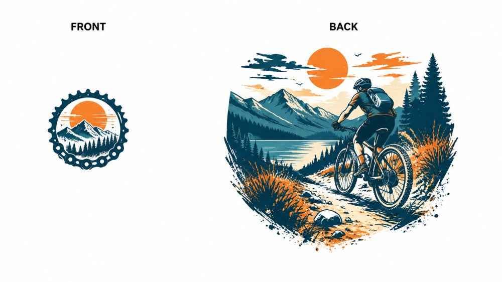 Sunset Trail Rider Adventure Graphic Apparel Collection