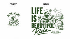 Beautiful Ride Adventure Cycling Graphic T-Shirts & Hoodies