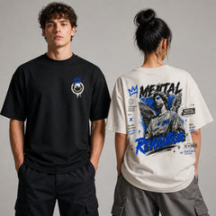 Mental Chaos Revolution Angel Statue Gothic Graphic Apparel Collection