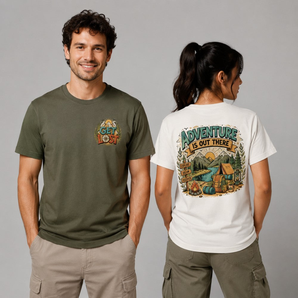 Adventure Is Out There Outdoor Graphic T-Shirts and Hoodies