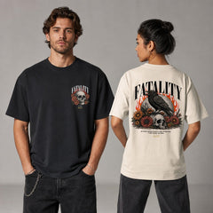 Fatality Skull Raven Gothic Streetwear Graphic Apparel Collection