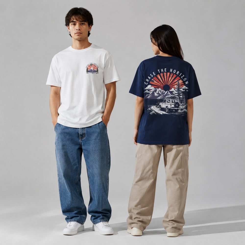 Chase The Horizon Vintage Adventure Graphic T-Shirts and Hoodies