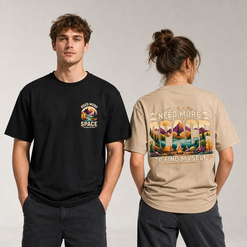 Need More Space Outdoor Graphic Collection (T-Shirts and Hoodies)