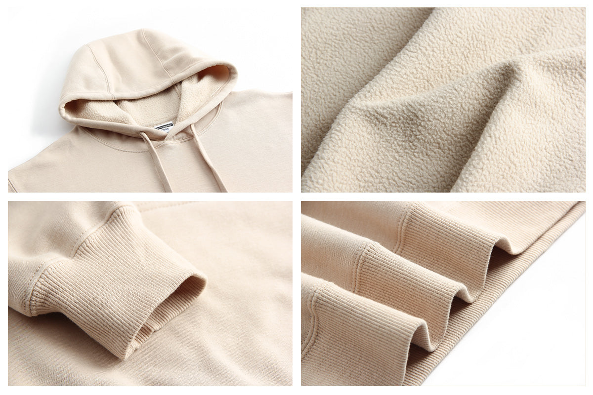 Premium 350gsm Heavyweight Custom Hoodie | Soft Velvet Lined