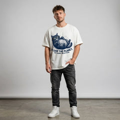 Floof the Planet Big Chunks Big Attitude Feline Graphic