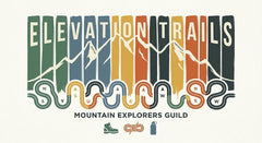 Elevation Trails Vintage Cream Mountain Tee