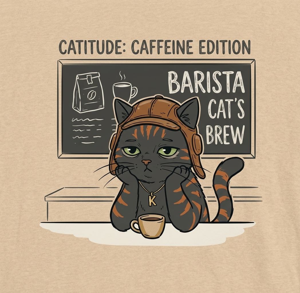 Catitude Caffeine Edition: Barista Cat's Brew