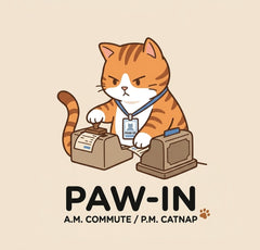 Paw-In Morning Commute Cat Top