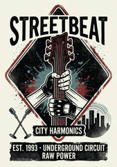 Raw Power Underground Music City Harmonics Graphic