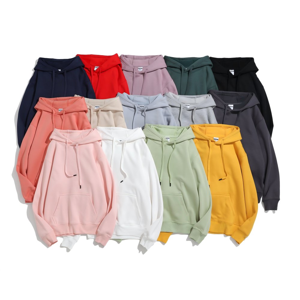Heavy Weight Winter Pullover Hoodies with Velvet