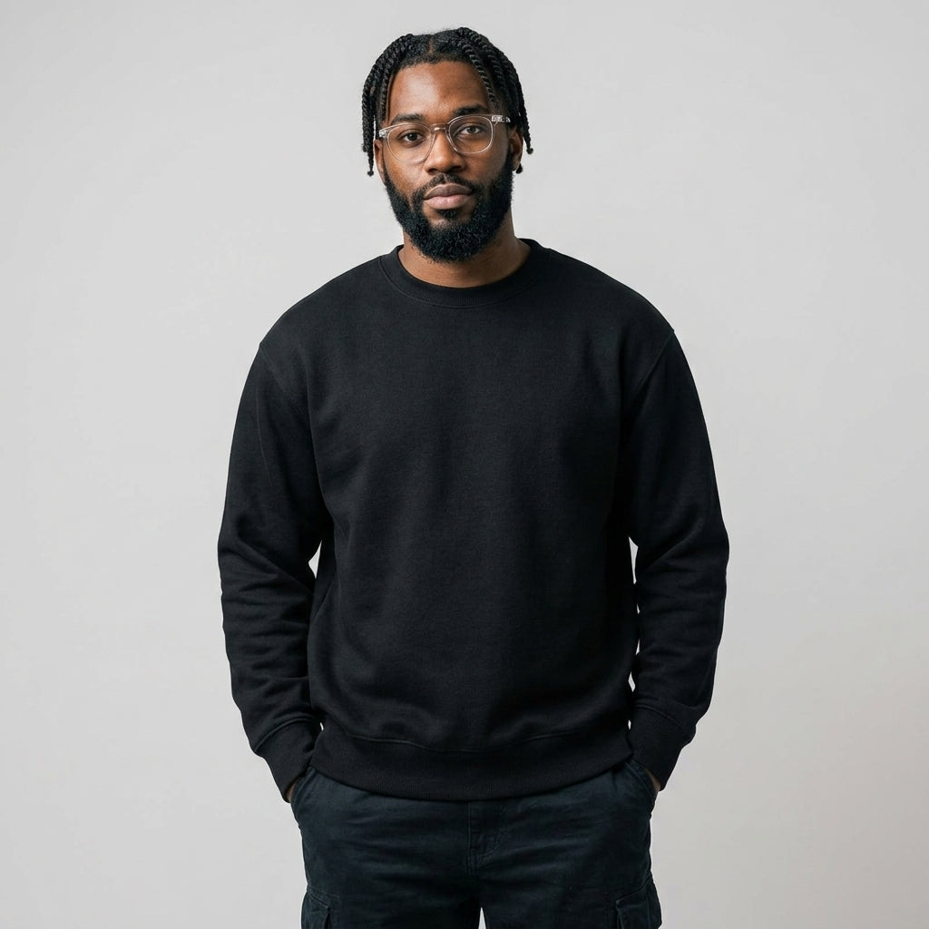 300g Cotton Blend Crewneck Sweatshirt | CARIBBEAN SEAL Unisex Pullover